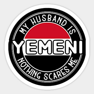 My Husband Is Yei Ye Heritage Roots Flag Sticker